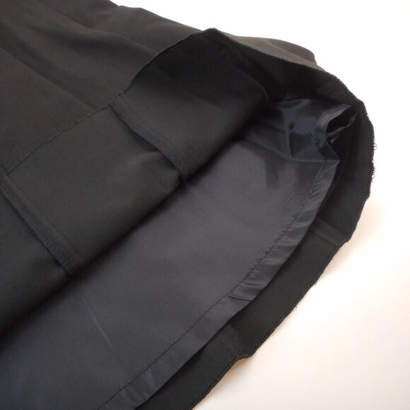 Uniform John Paul Richard Womens Mini Skirt Size 16 Black Side Zip NWT - Picture 10 of 10